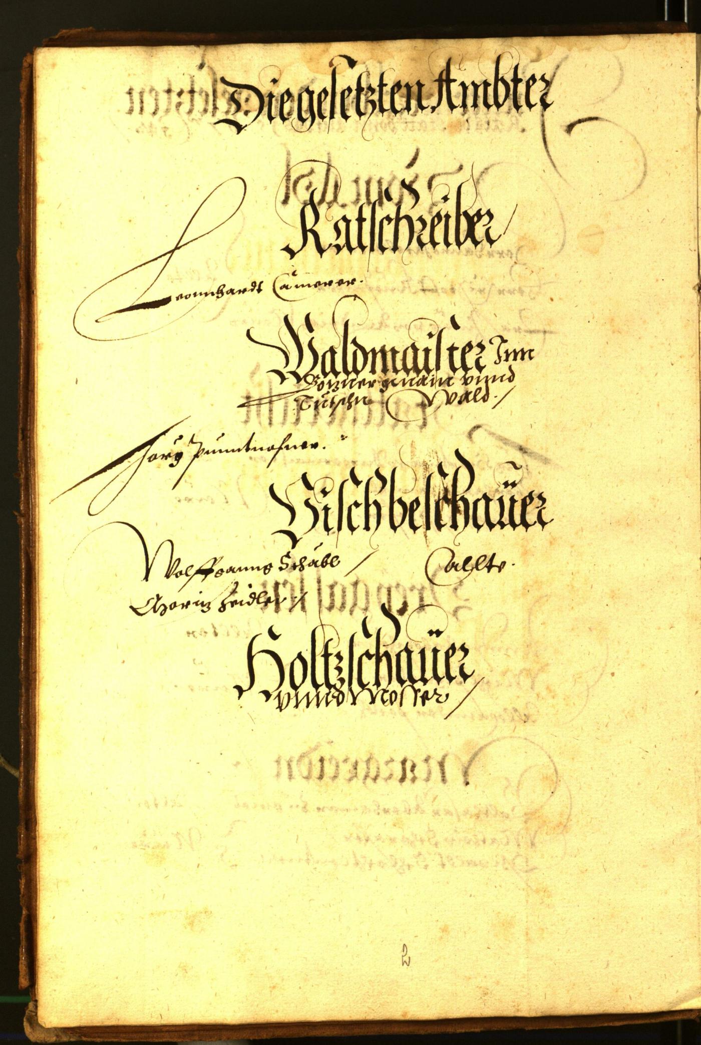 Stadtarchiv Bozen - BOhisto Ratsprotokoll 1568/69 