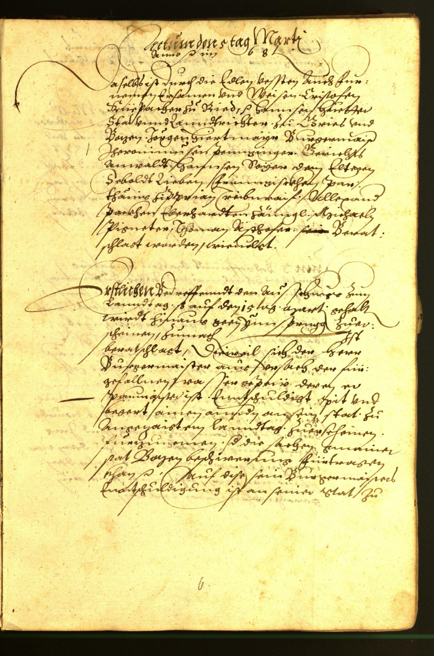 Archivio Storico della Città di Bolzano - BOhisto protocollo consiliare 1568/69 