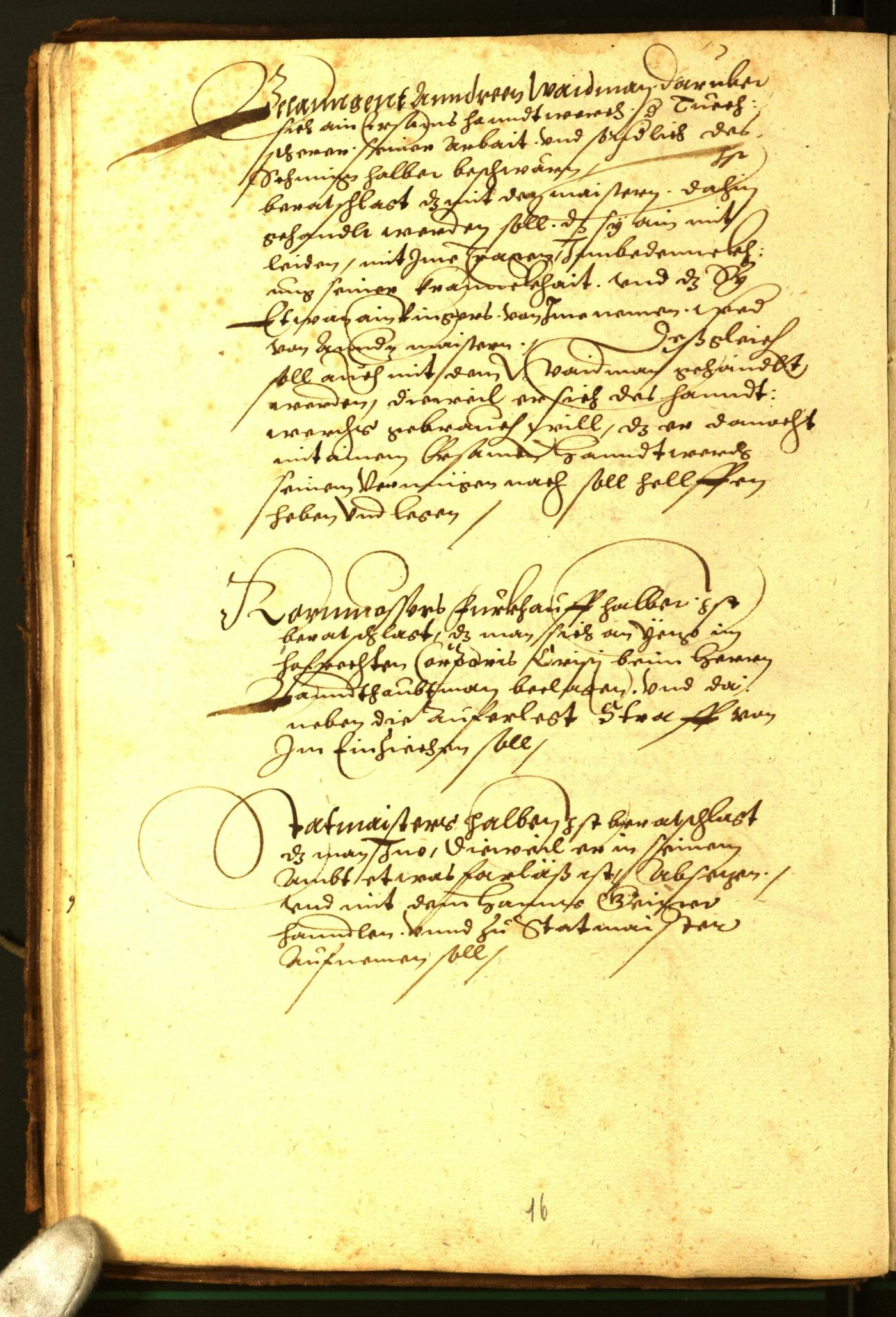 Archivio Storico della Città di Bolzano - BOhisto protocollo consiliare 1568/69 