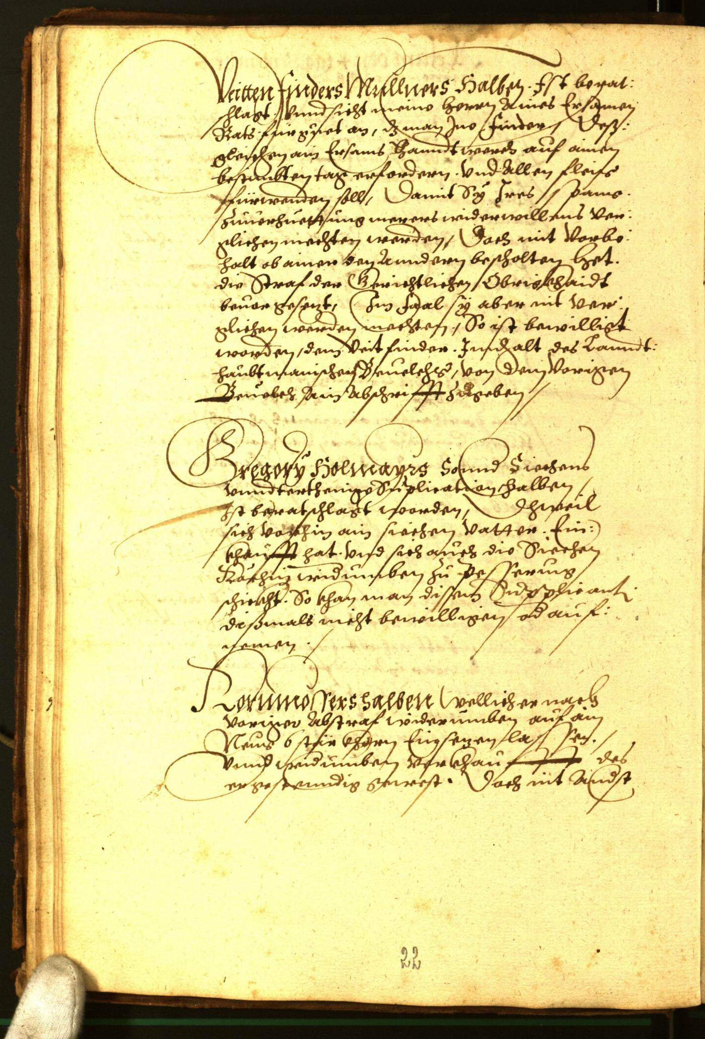 Stadtarchiv Bozen - BOhisto Ratsprotokoll 1568/69 