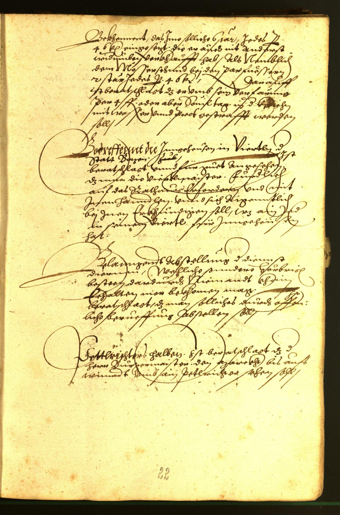 Stadtarchiv Bozen - BOhisto Ratsprotokoll 1568/69 