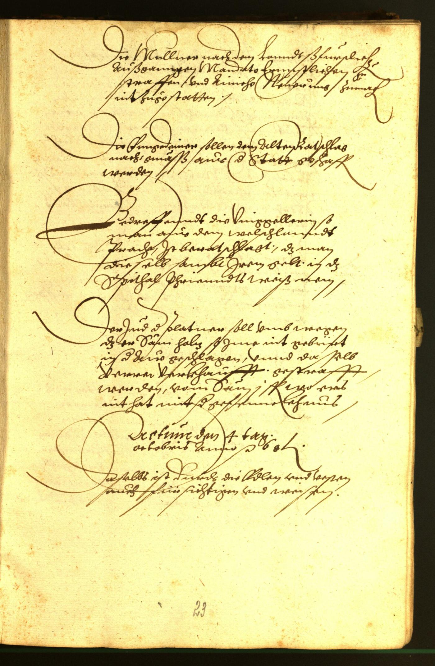 Stadtarchiv Bozen - BOhisto Ratsprotokoll 1568/69 