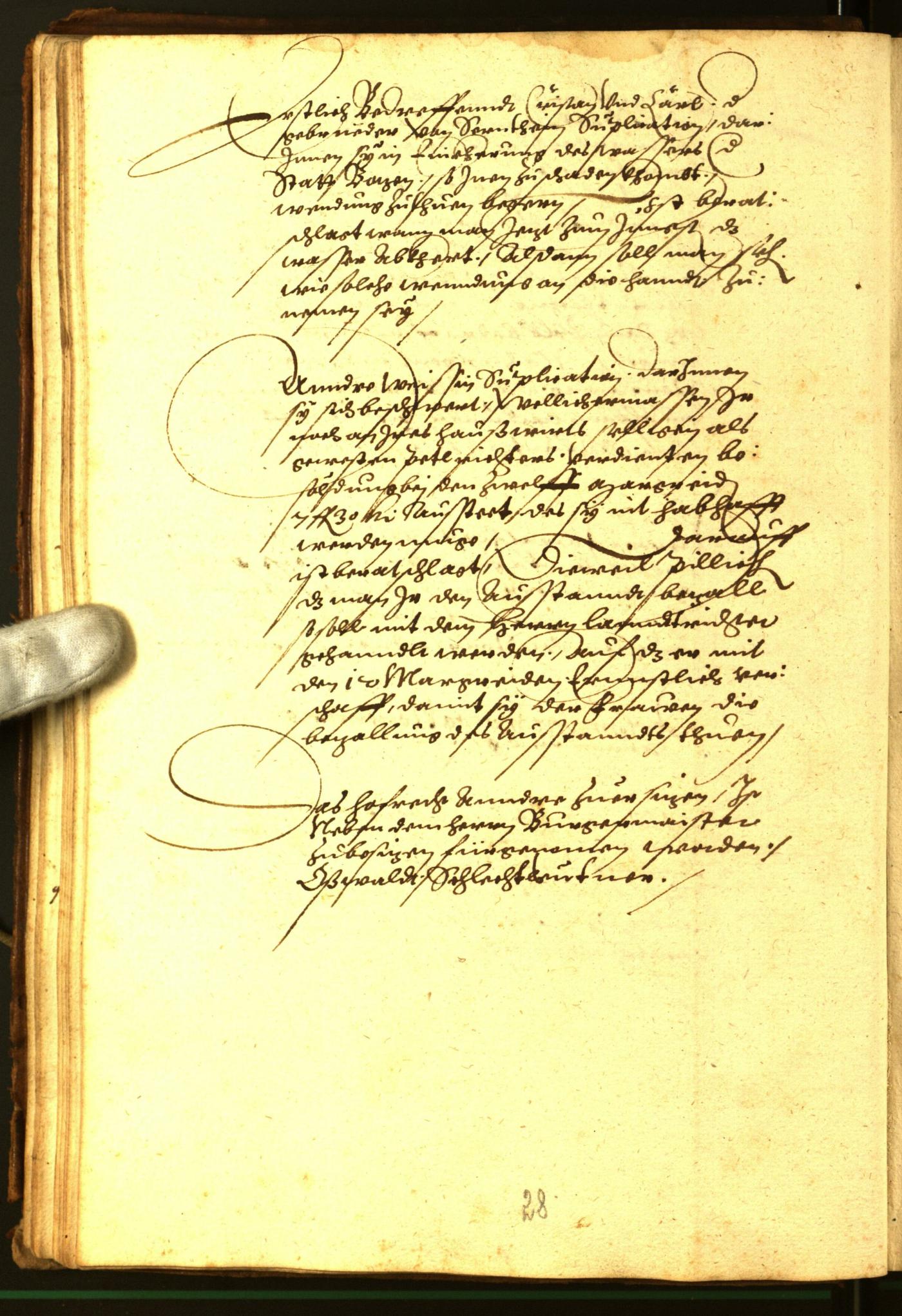 Stadtarchiv Bozen - BOhisto Ratsprotokoll 1568/69 