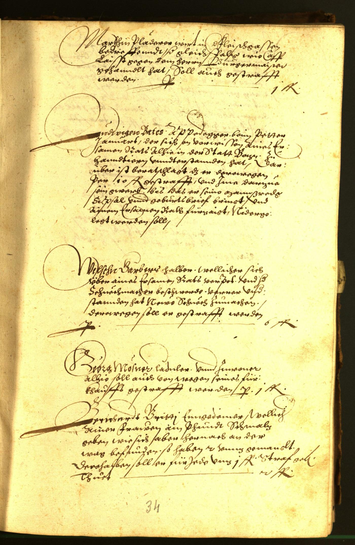 Archivio Storico della Città di Bolzano - BOhisto protocollo consiliare 1568/69 