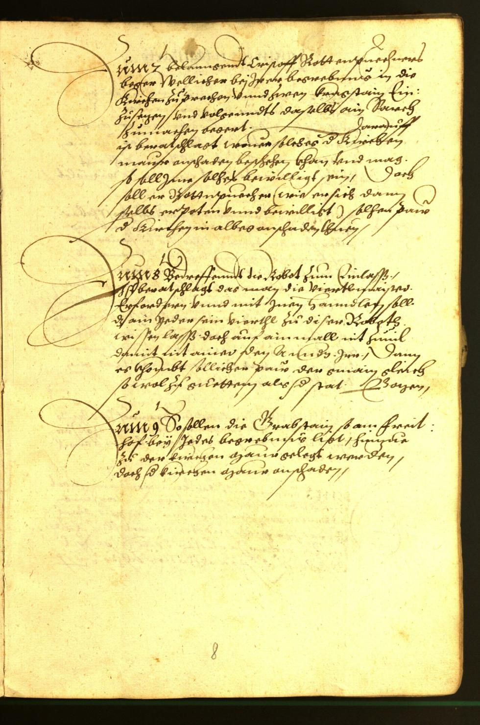 Civic Archives of Bozen-Bolzano - BOhisto Minutes of the council 1568/69 