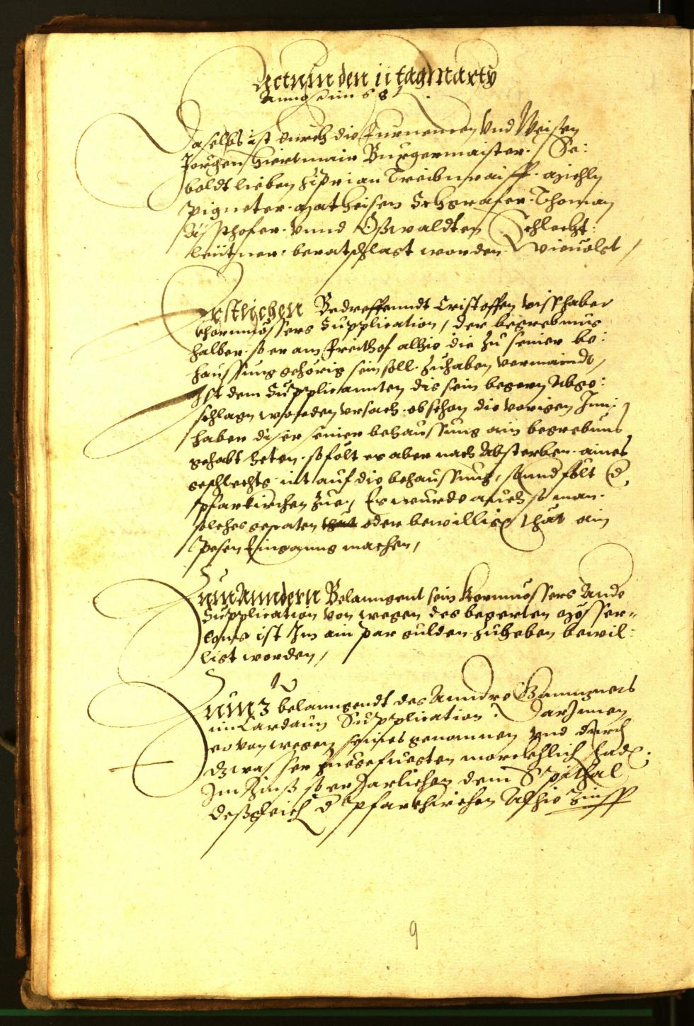 Archivio Storico della Città di Bolzano - BOhisto protocollo consiliare 1568/69 