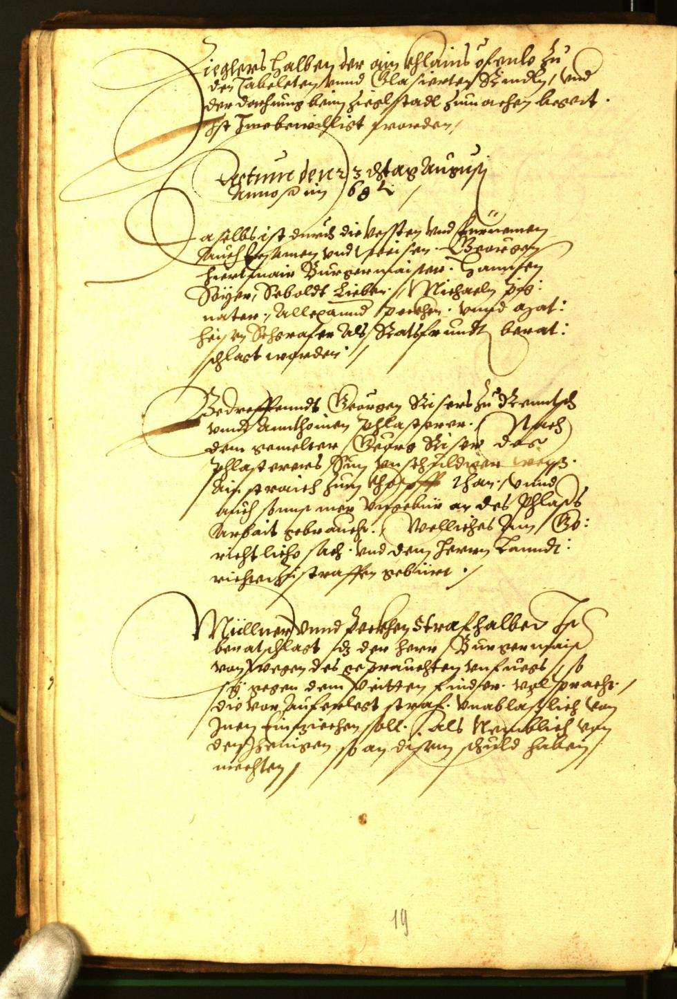 Civic Archives of Bozen-Bolzano - BOhisto Minutes of the council 1568/69 