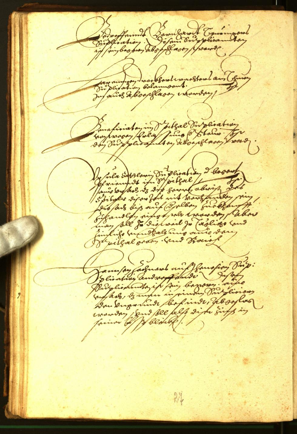 Stadtarchiv Bozen - BOhisto Ratsprotokoll 1568/69 