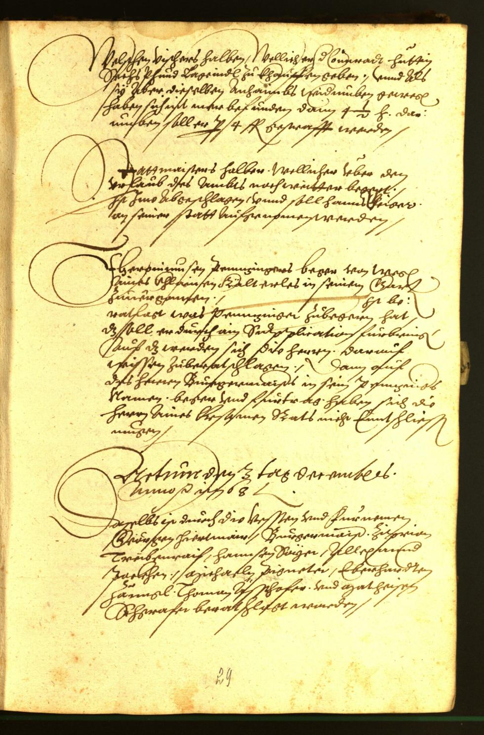 Archivio Storico della Città di Bolzano - BOhisto protocollo consiliare 1568/69 