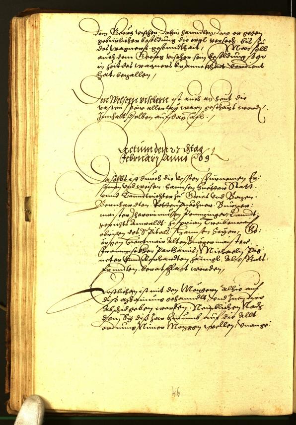 Civic Archives of Bozen-Bolzano - BOhisto Minutes of the council 1569 