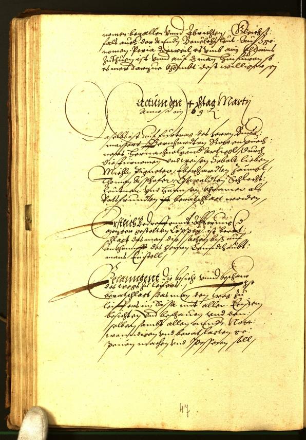 Civic Archives of Bozen-Bolzano - BOhisto Minutes of the council 1569 