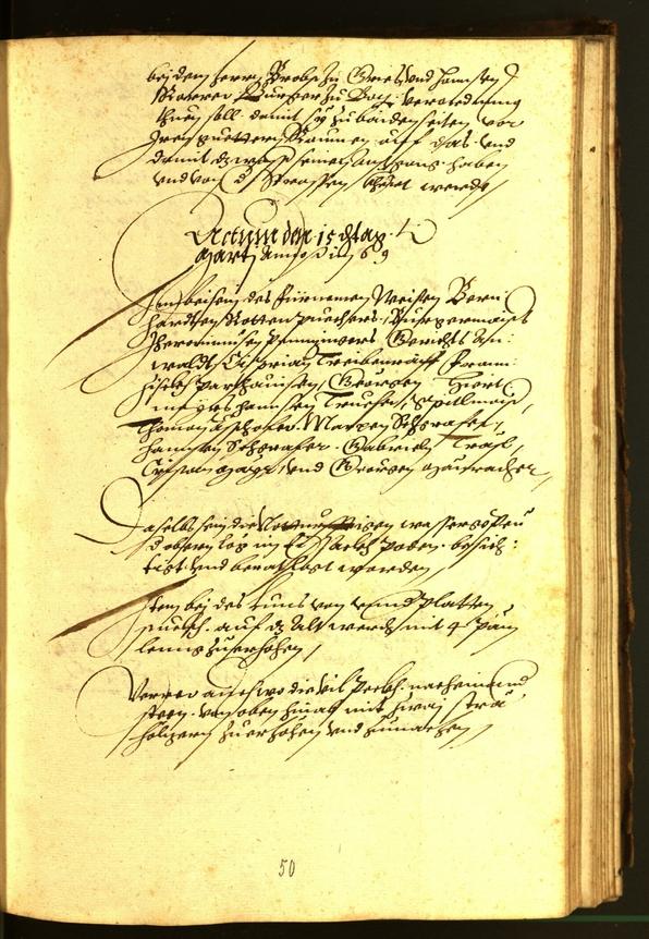 Civic Archives of Bozen-Bolzano - BOhisto Minutes of the council 1569 