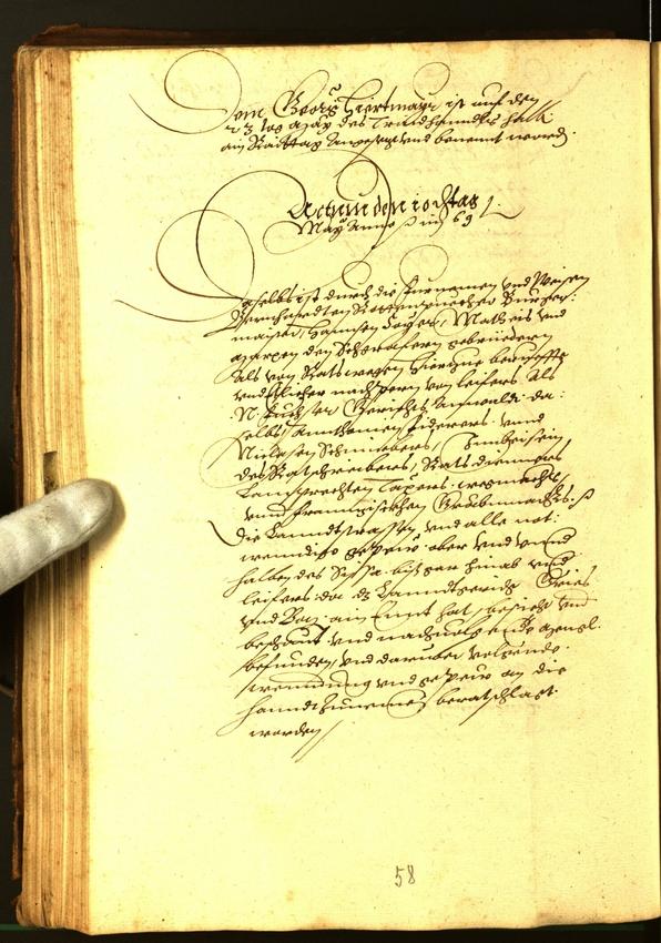 Civic Archives of Bozen-Bolzano - BOhisto Minutes of the council 1569 