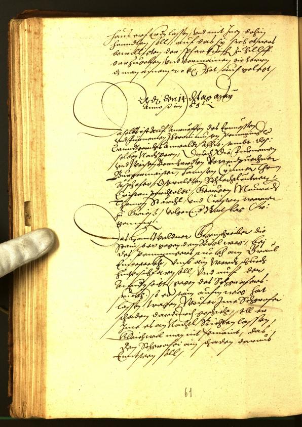 Civic Archives of Bozen-Bolzano - BOhisto Minutes of the council 1569 