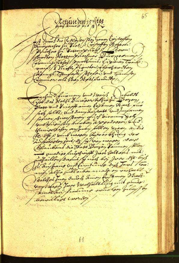 Civic Archives of Bozen-Bolzano - BOhisto Minutes of the council 1569 