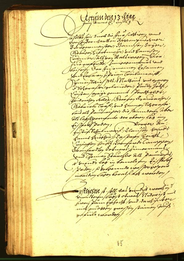 Civic Archives of Bozen-Bolzano - BOhisto Minutes of the council 1569 