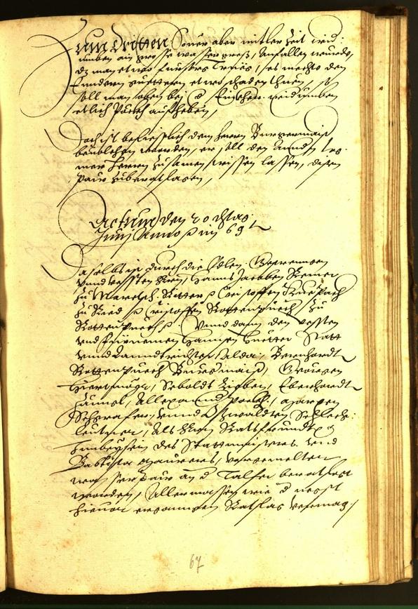 Stadtarchiv Bozen - BOhisto Ratsprotokoll 1569 