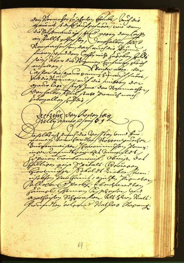 Stadtarchiv Bozen - BOhisto Ratsprotokoll 1569 