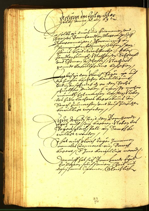 Civic Archives of Bozen-Bolzano - BOhisto Minutes of the council 1569 