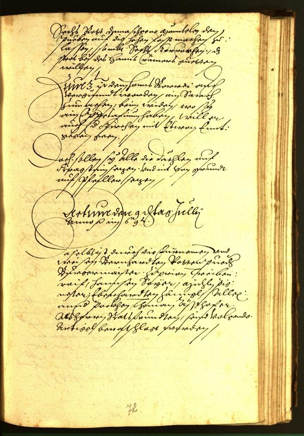 Stadtarchiv Bozen - BOhisto Ratsprotokoll 1569 