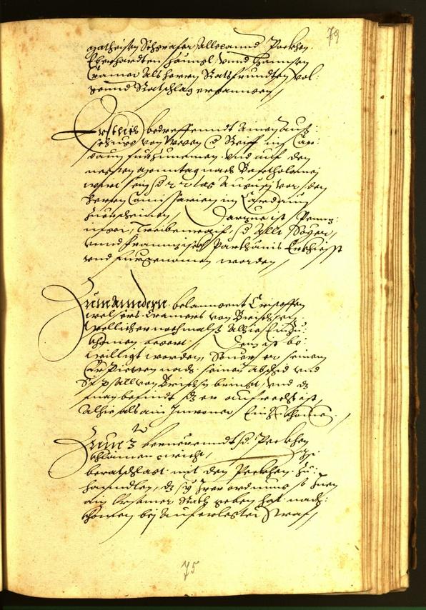 Stadtarchiv Bozen - BOhisto Ratsprotokoll 1569 