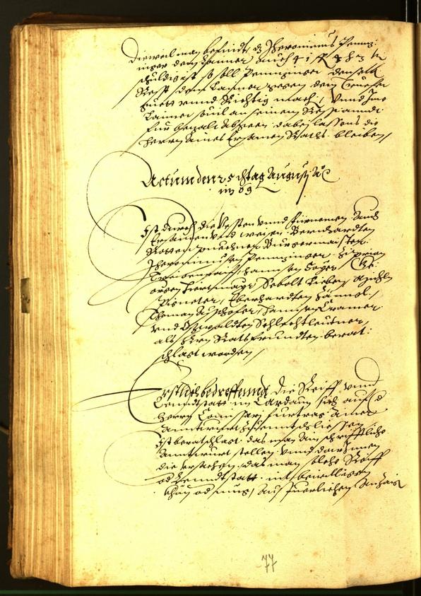 Stadtarchiv Bozen - BOhisto Ratsprotokoll 1569 