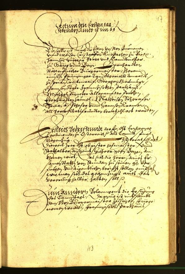 Civic Archives of Bozen-Bolzano - BOhisto Minutes of the council 1569 