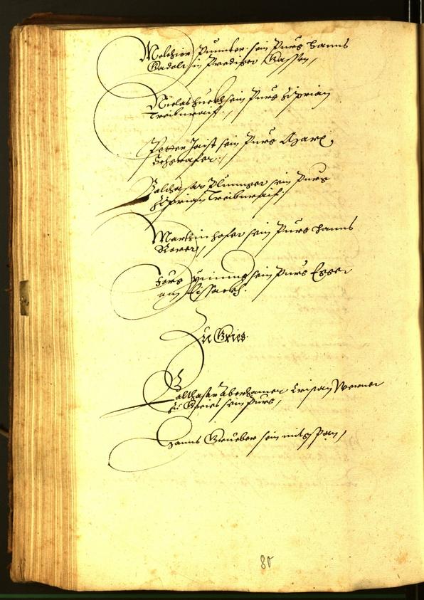 Stadtarchiv Bozen - BOhisto Ratsprotokoll 1569 