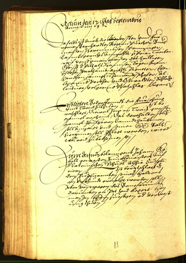 Civic Archives of Bozen-Bolzano - BOhisto Minutes of the council 1569 