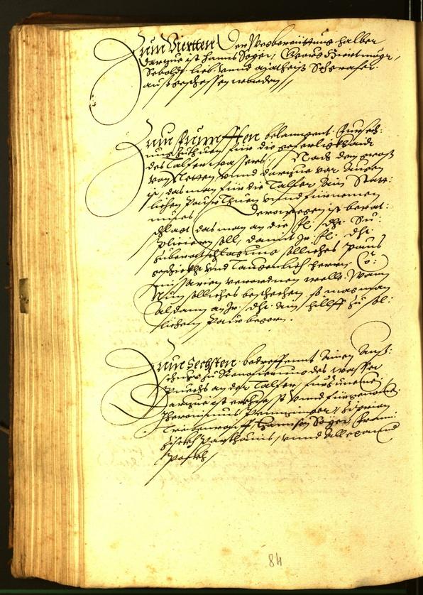 Stadtarchiv Bozen - BOhisto Ratsprotokoll 1569 