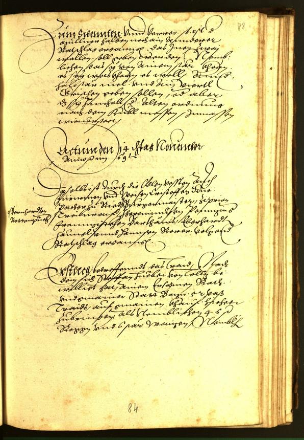 Stadtarchiv Bozen - BOhisto Ratsprotokoll 1569 