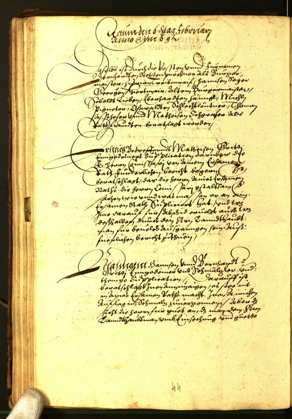 Archivio Storico della Città di Bolzano - BOhisto protocollo consiliare 1569 