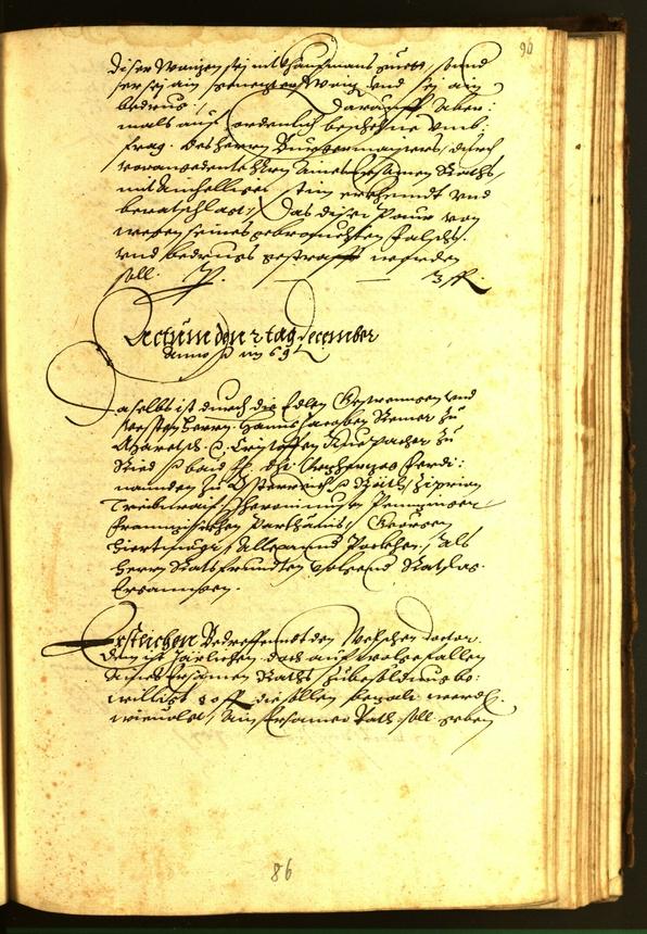 Stadtarchiv Bozen - BOhisto Ratsprotokoll 1569 