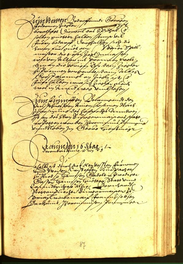 Stadtarchiv Bozen - BOhisto Ratsprotokoll 1569 