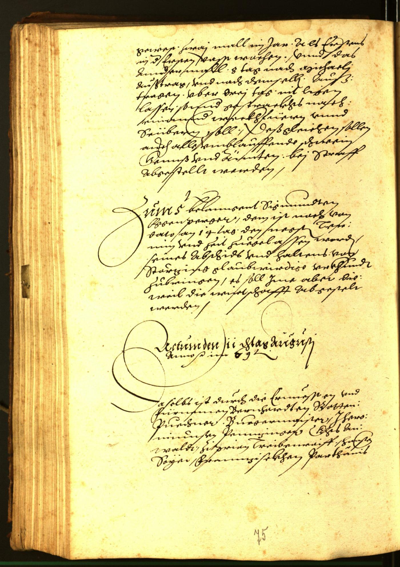 Stadtarchiv Bozen - BOhisto Ratsprotokoll 1569 