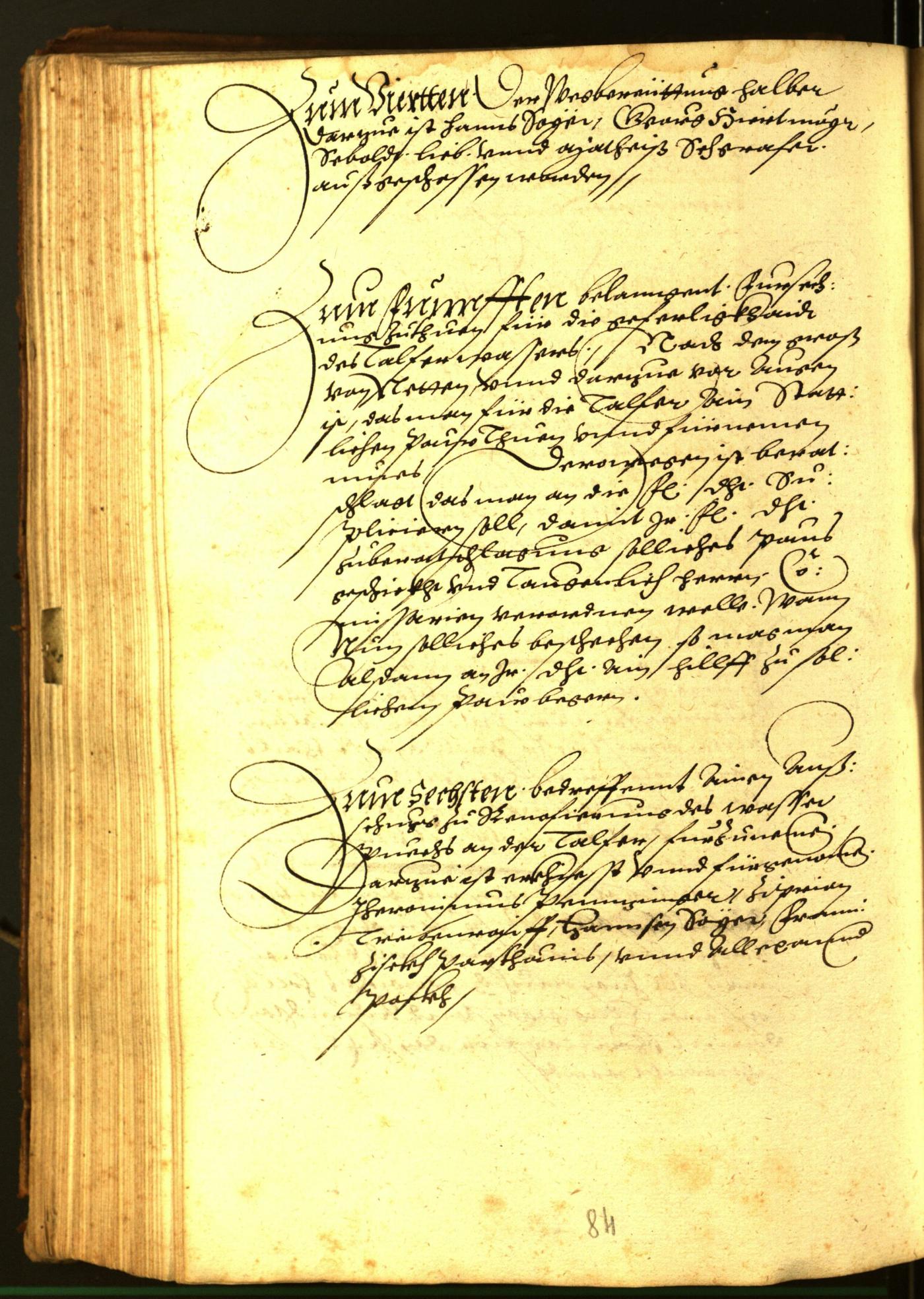 Stadtarchiv Bozen - BOhisto Ratsprotokoll 1569 