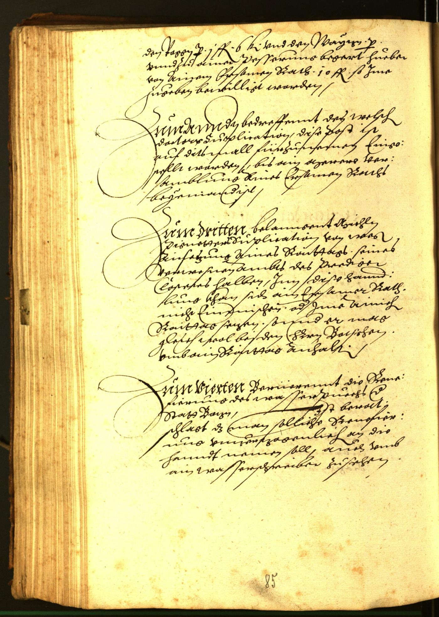 Stadtarchiv Bozen - BOhisto Ratsprotokoll 1569 