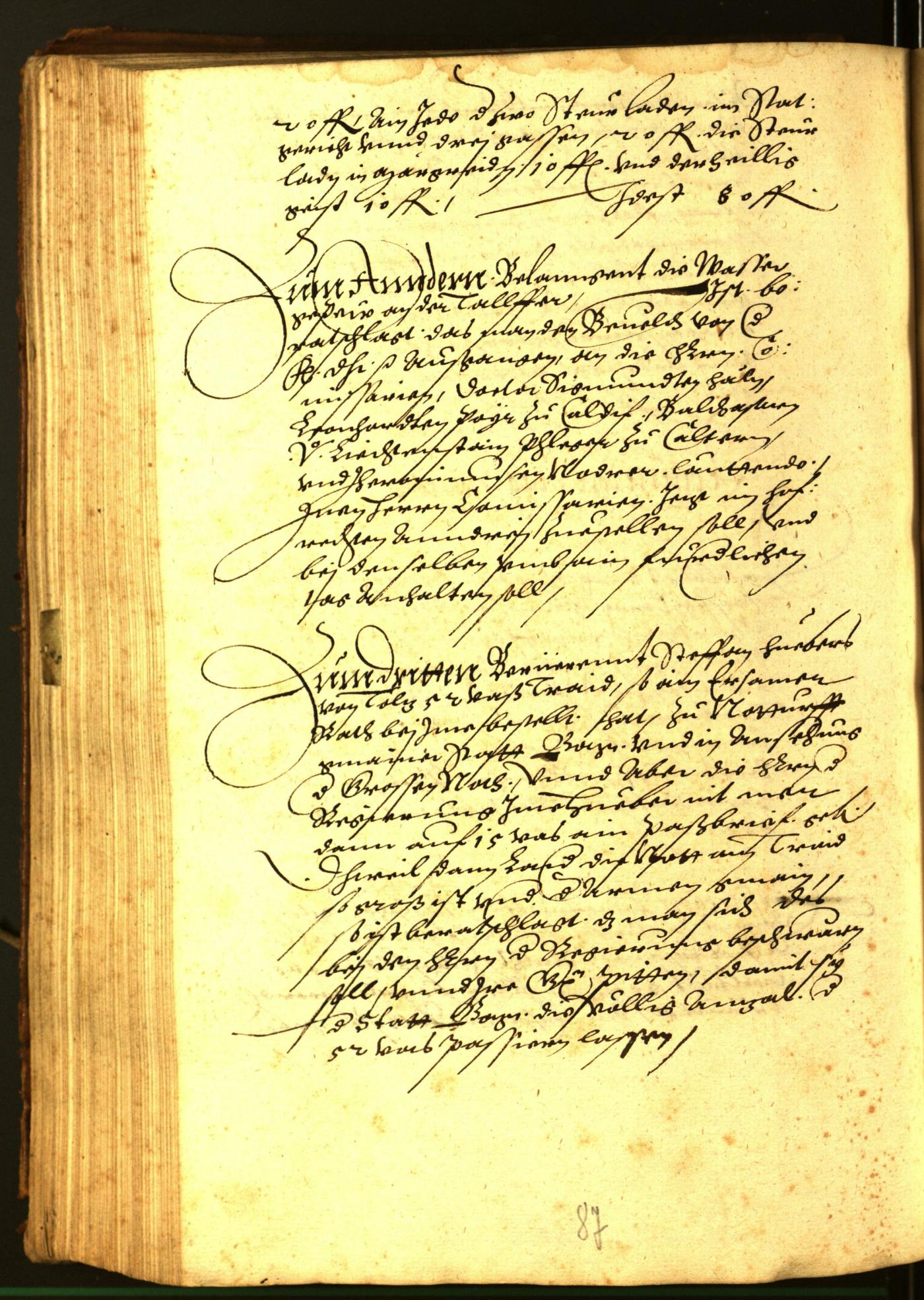 Civic Archives of Bozen-Bolzano - BOhisto Minutes of the council 1569 