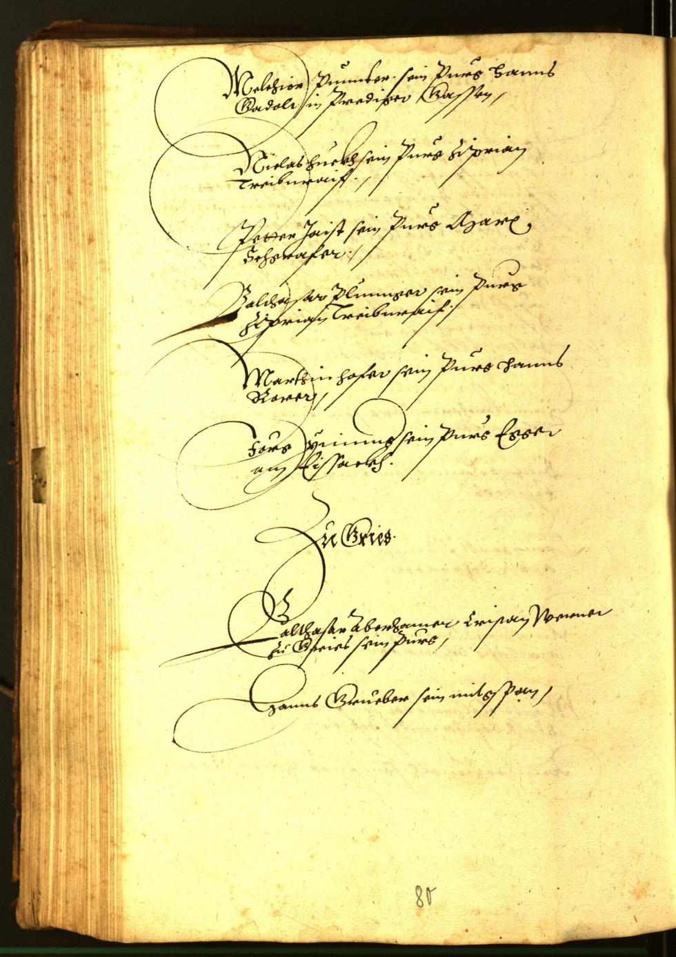 Stadtarchiv Bozen - BOhisto Ratsprotokoll 1569 