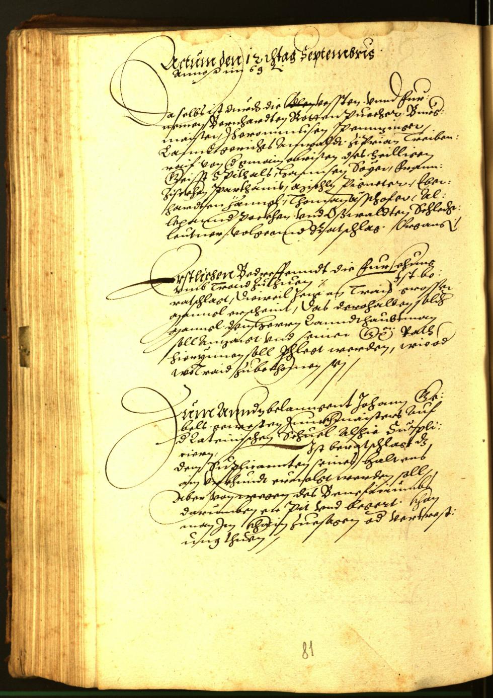 Archivio Storico della Città di Bolzano - BOhisto protocollo consiliare 1569 