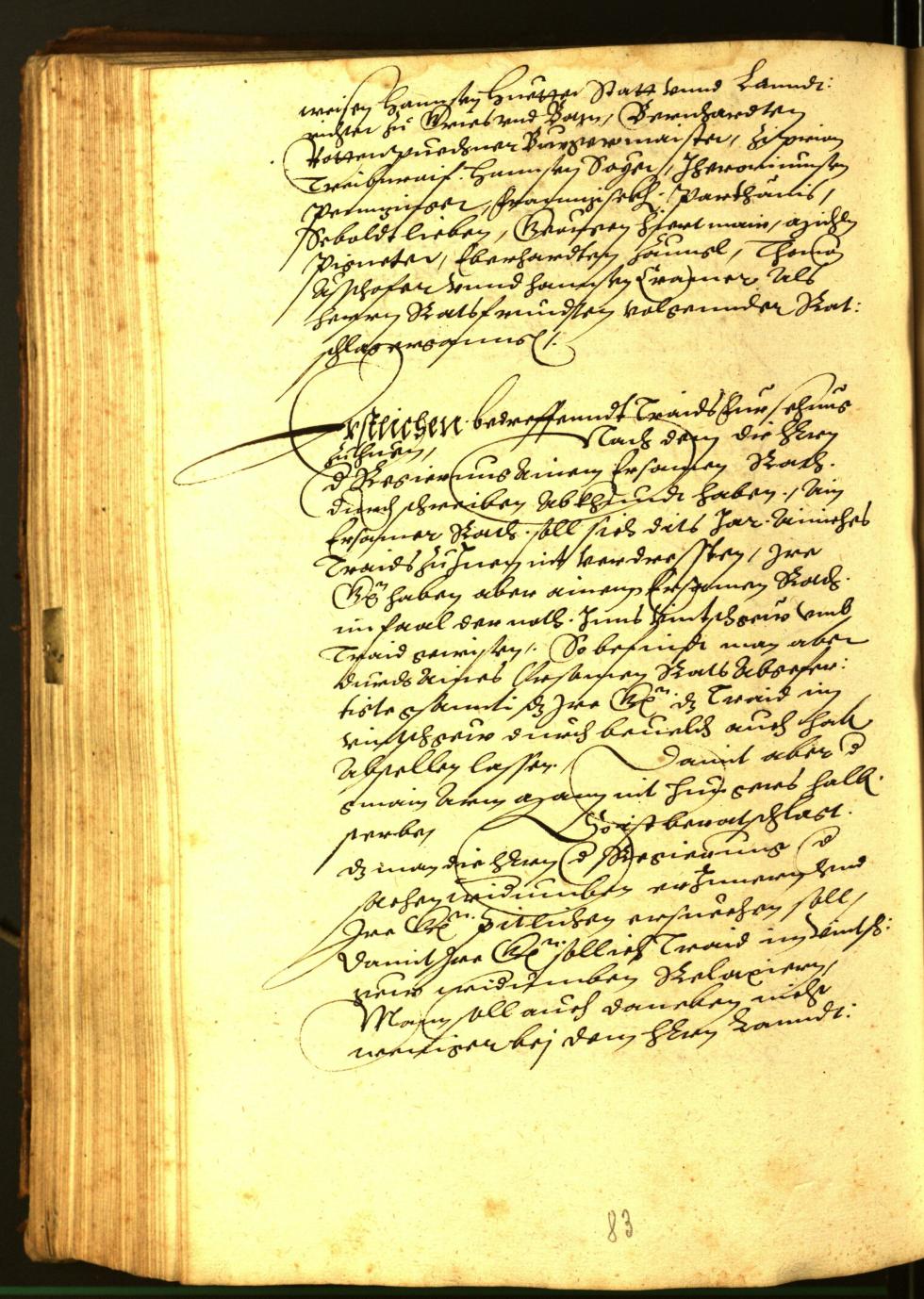 Stadtarchiv Bozen - BOhisto Ratsprotokoll 1569 