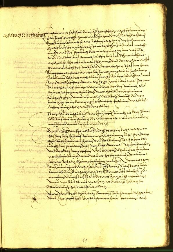 Stadtarchiv Bozen - BOhisto Ratsprotokoll 1573 