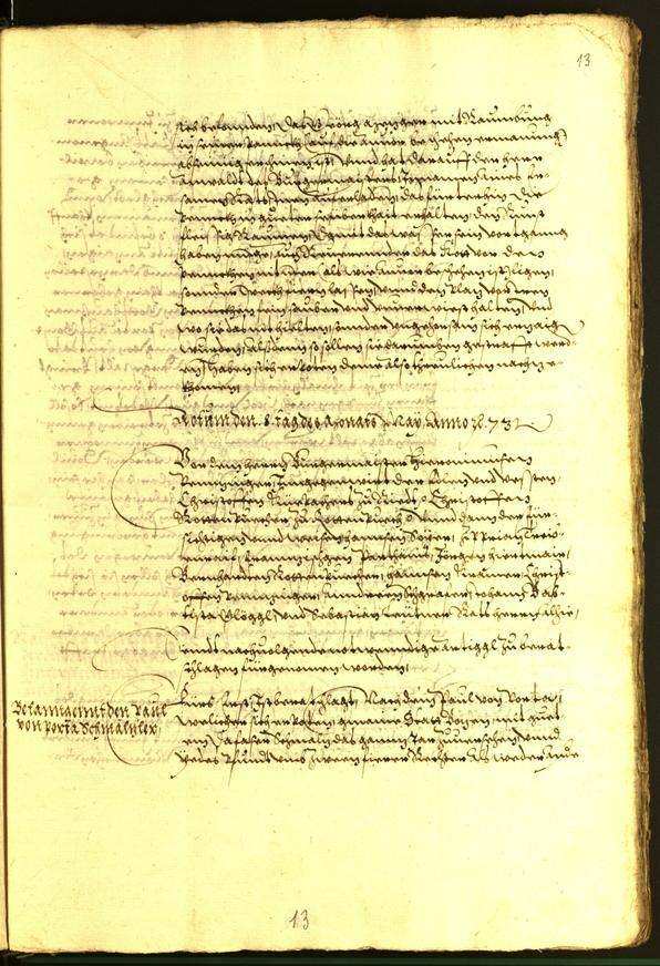 Civic Archives of Bozen-Bolzano - BOhisto Minutes of the council 1573 