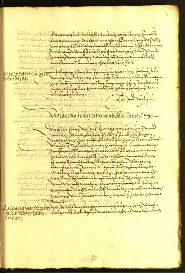 Civic Archives of Bozen-Bolzano - BOhisto Minutes of the council 1573 