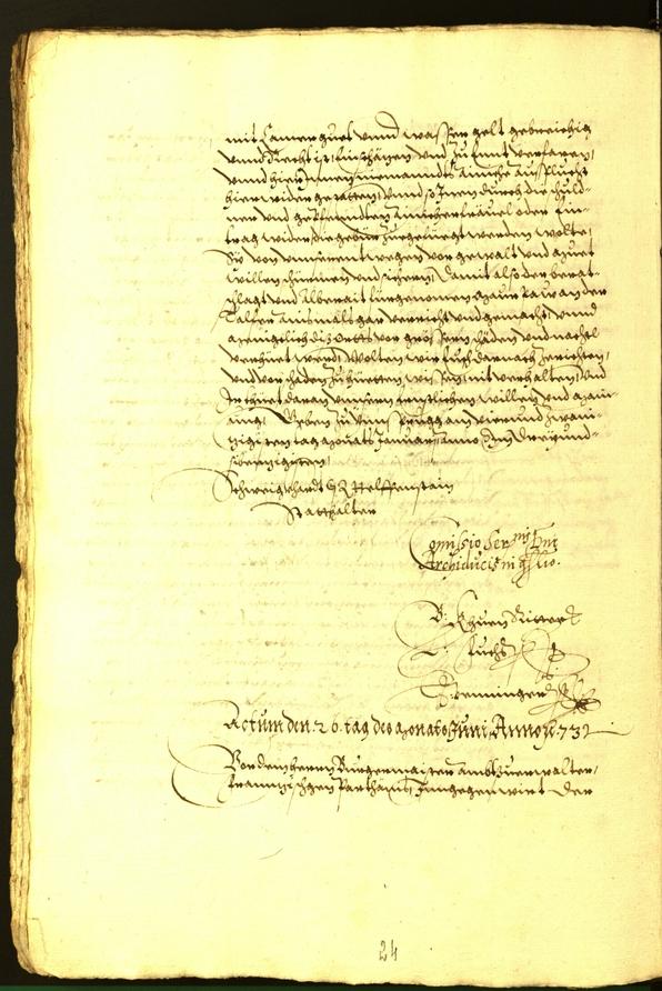 Stadtarchiv Bozen - BOhisto Ratsprotokoll 1573 