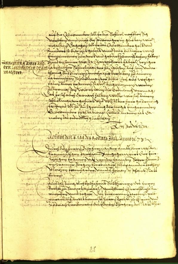 Civic Archives of Bozen-Bolzano - BOhisto Minutes of the council 1573 