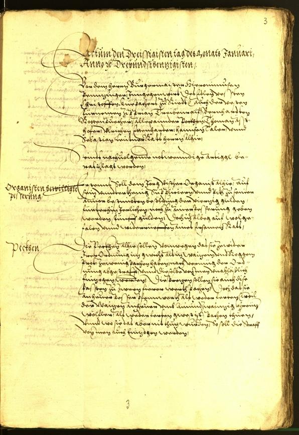 Civic Archives of Bozen-Bolzano - BOhisto Minutes of the council 1573 