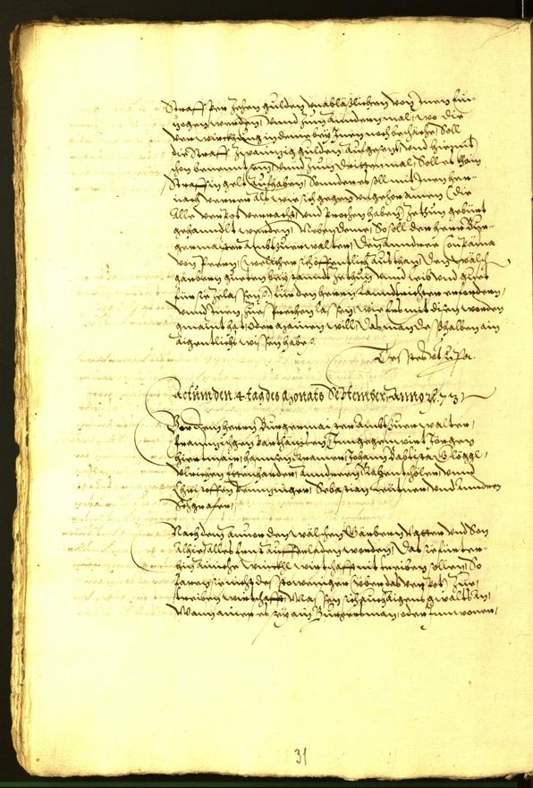 Civic Archives of Bozen-Bolzano - BOhisto Minutes of the council 1573 