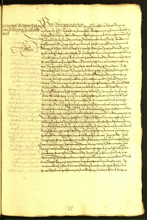 Civic Archives of Bozen-Bolzano - BOhisto Minutes of the council 1573 