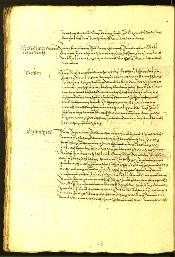 Civic Archives of Bozen-Bolzano - BOhisto Minutes of the council 1573 